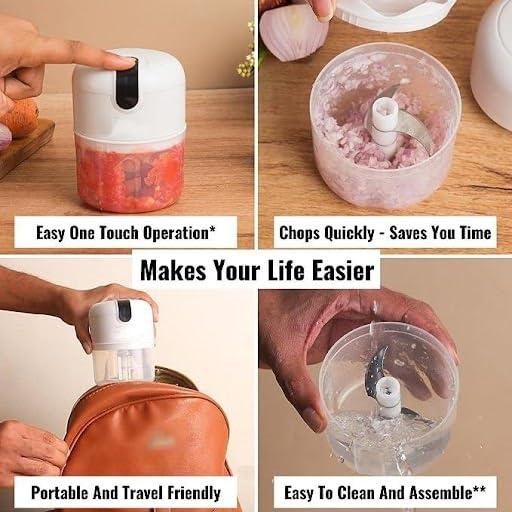 π« MINI ELECTRIC MEAT & GARLIC CHOPPER β PORTABLE FOOD PROCESSOR OFFER PRICE: βΉ775 π YOU SAVE: βΉ1,224 (61% OFF)