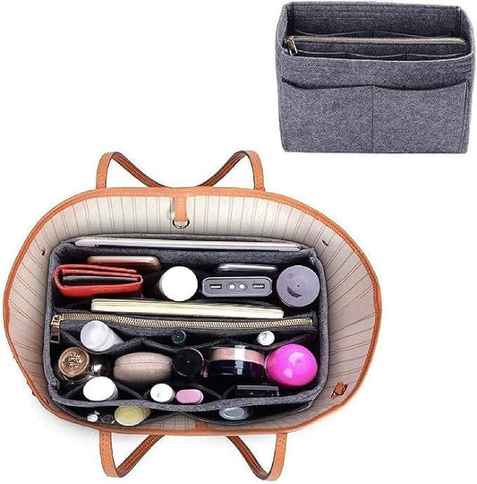 π« FELT FABRIC PURSE ORGANISER β ECO-FRIENDLY HANDBAG INSERT π YOU SAVE: βΉ700 (47% OFF)